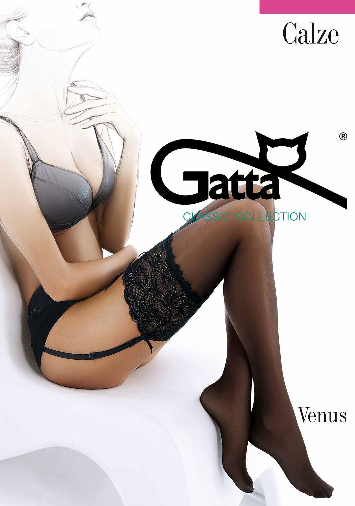 Pończochy Gatta do pasa Venus lycra den 1-4