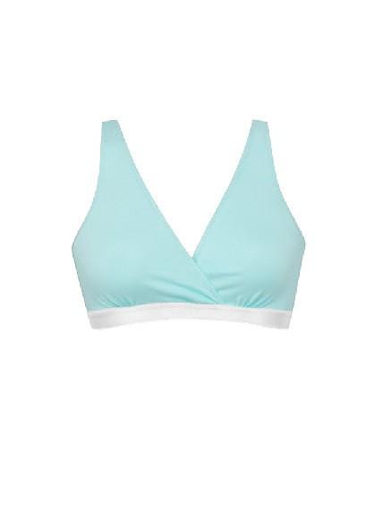 Biustonosz soft Mitex bez fiszbin Lilly Basic Turkus Mama