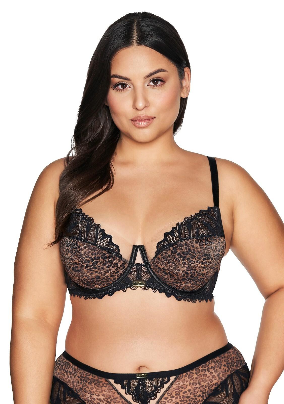 Biustonosz semi soft Ava 2132 Black Panther
