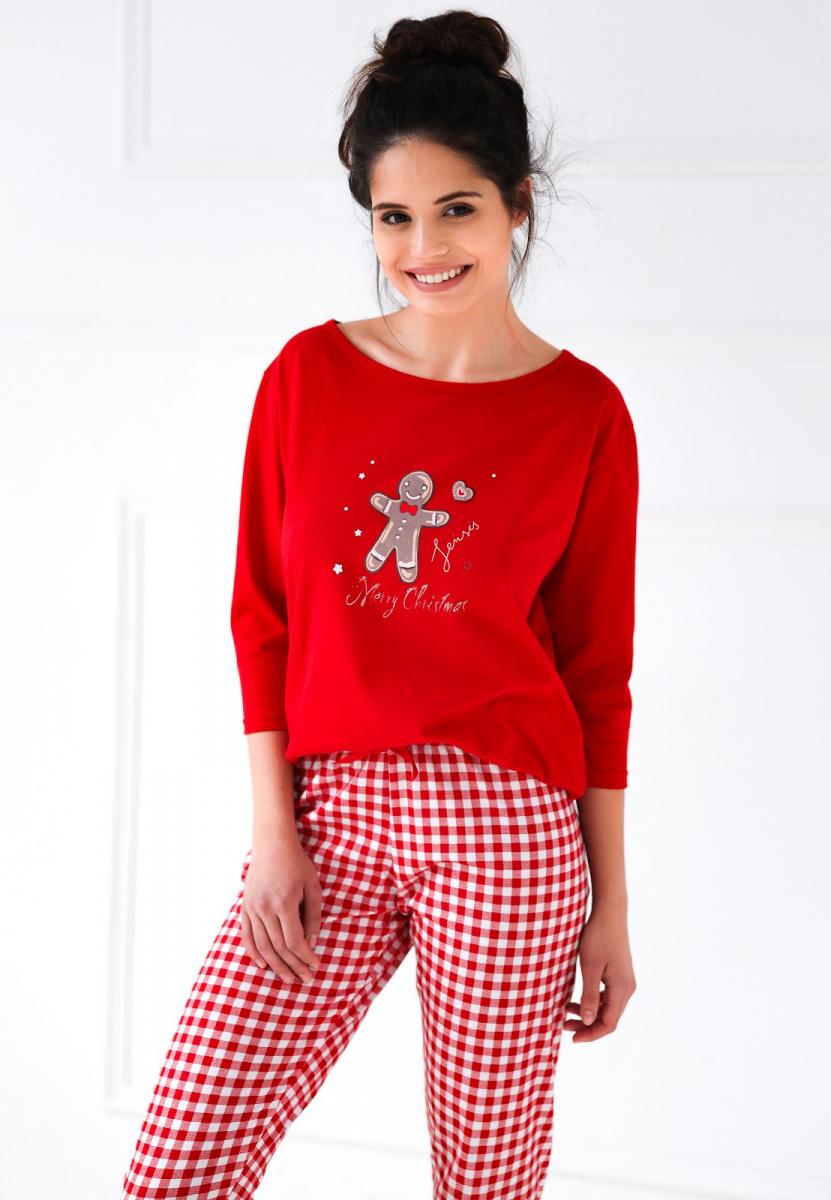 Piżama Sensis Christmas Cookie 3/4 S-XL