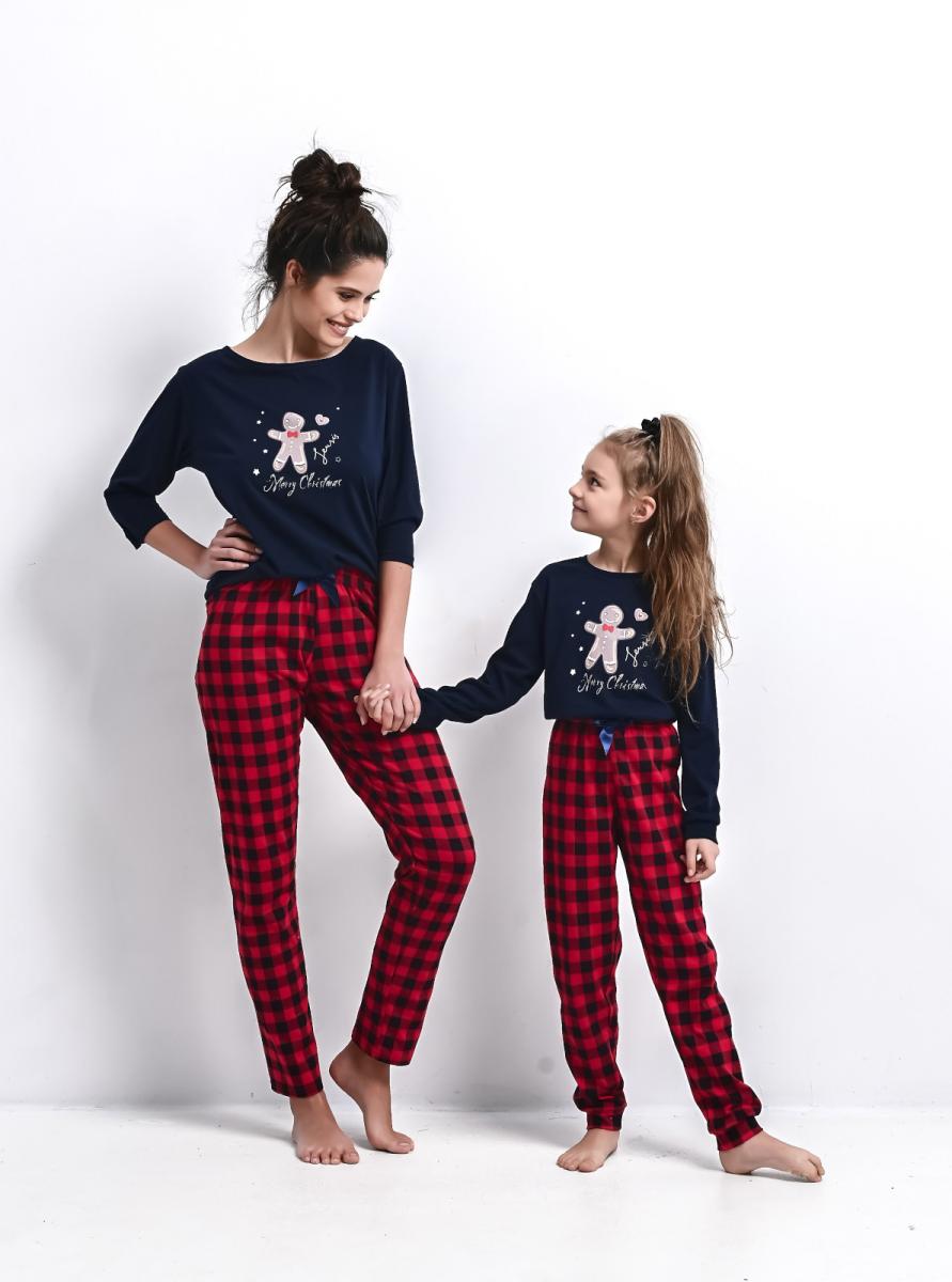 Piżama Sensis Amma Kids Girls dł/r Christmas 110-128