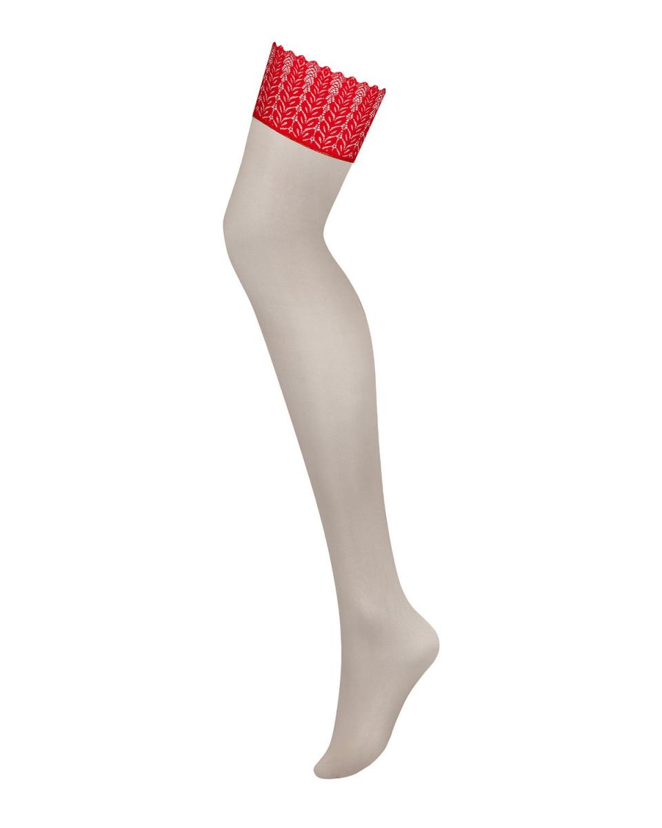 Pończochy Obsessive Ingridia Stockings do pasa XS-2XL