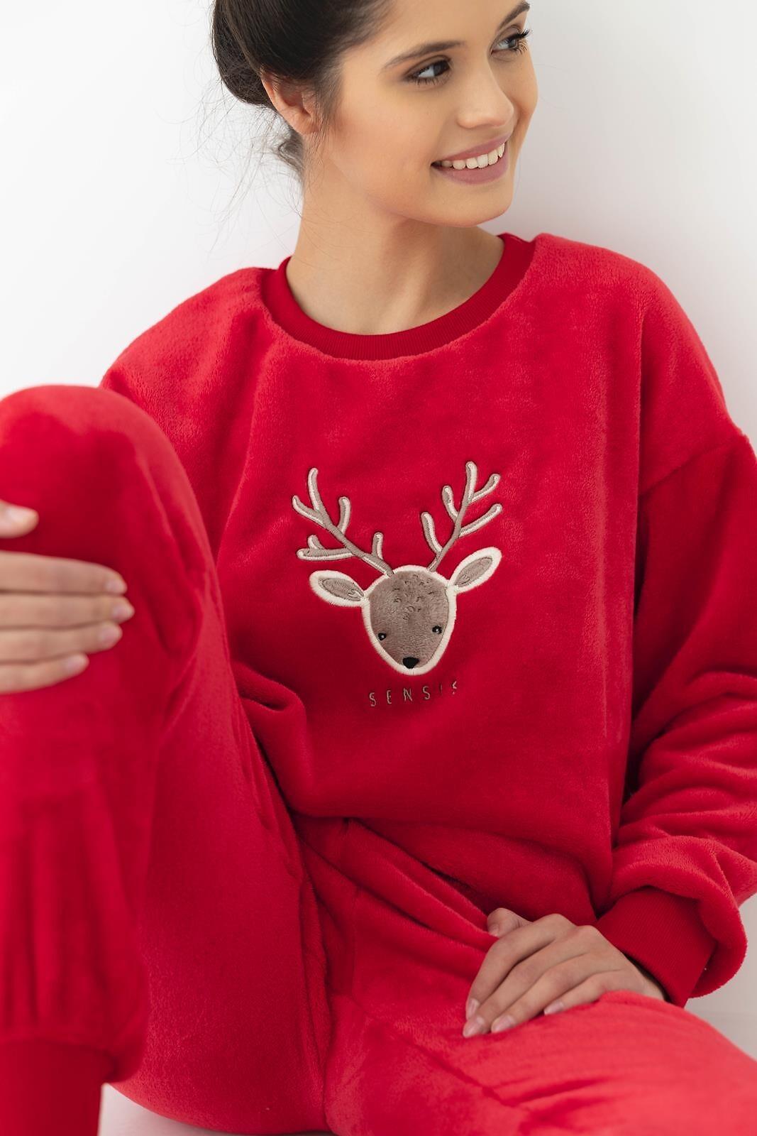 Piżama Sensis Harriet dł/r Christmas S-XL