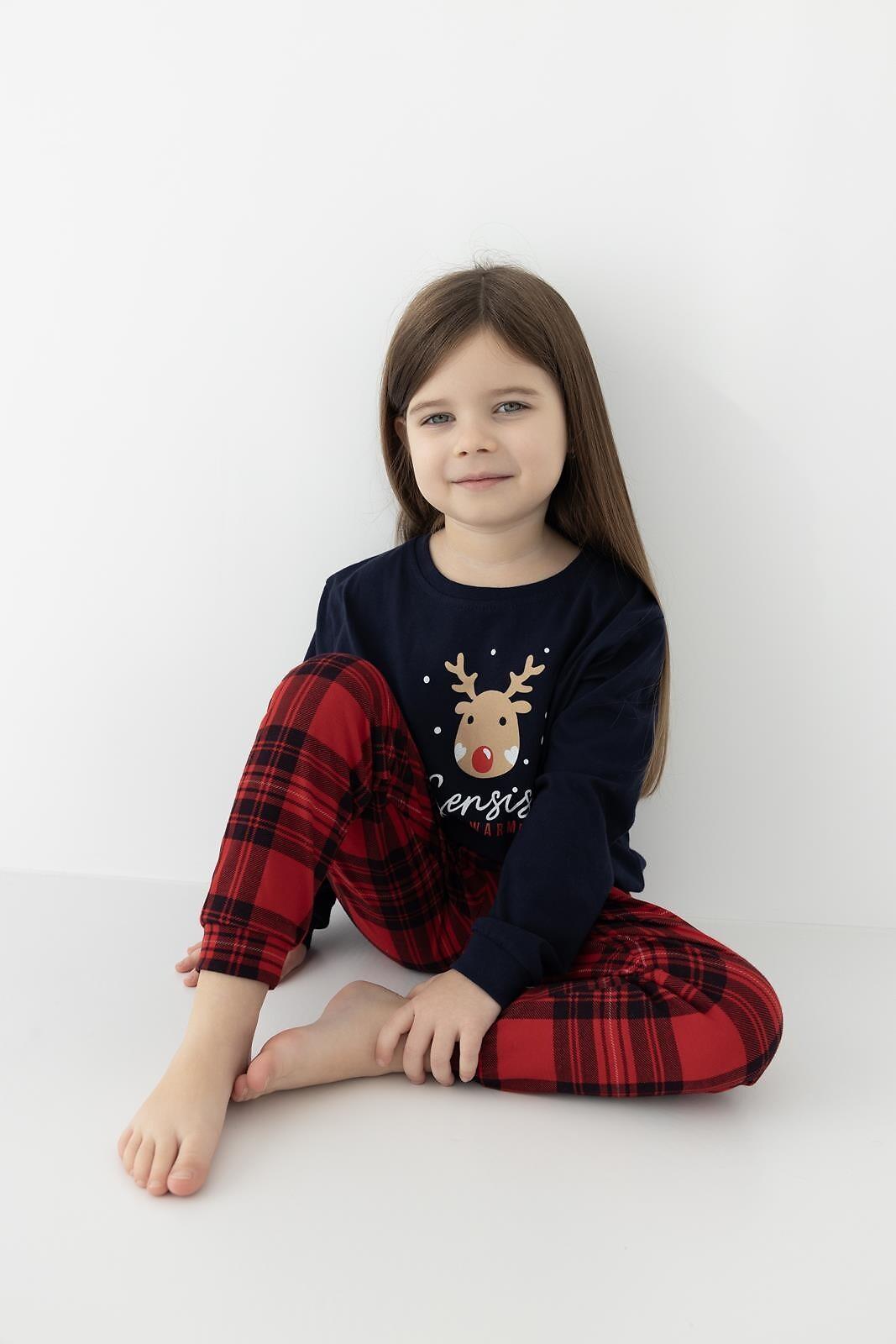 Piżama Sensis Lucy Kids Girl dł/r Christmas 134-152
